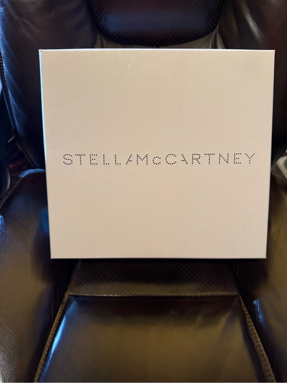 Stella McCartney White Platform Lace-Up Sneakers with Black & Navy Accents - Picture 6 of 7